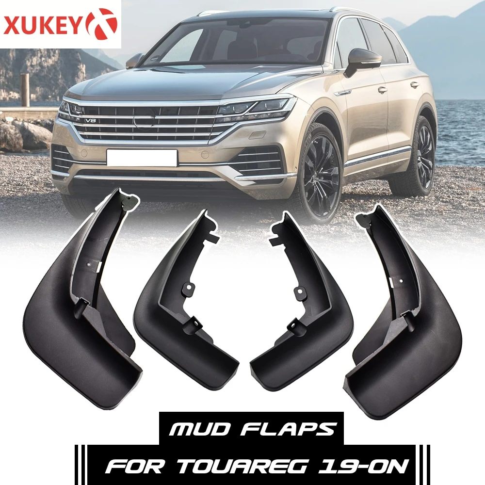 

Для VW Volkswagen Touareg 3 MK3 2019 2020 формованные брызговики брызговики передние и задние автомобильные Стайлинг передние и задние
