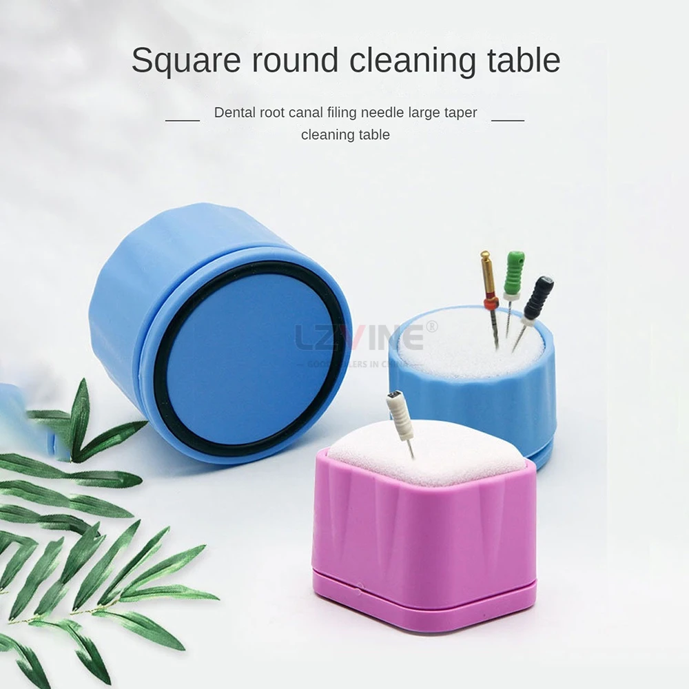 

Dental root canal cleaning table with sponge color random