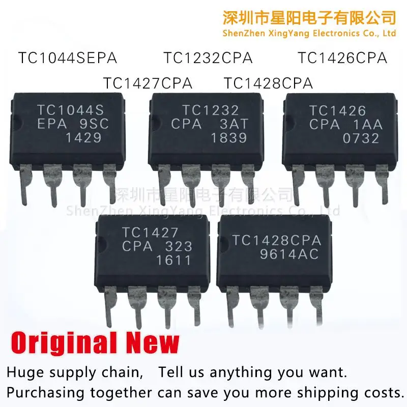

Новый оригинальный TC1428CPA TC1232CPA TC1427CPA TC1426CPA TC1044SEPA