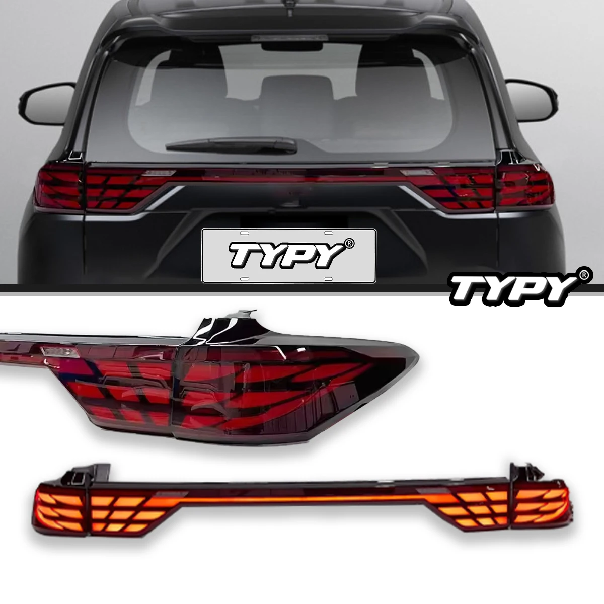 Автомобильные фары TYPY для Toyota lnnova 2023-2024 задний фонарь проектор дневной свет