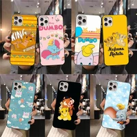 dumbo the lion king phone case for iphone 13 12 11 pro mini xs max 8 7 plus x se 2020 xr cover