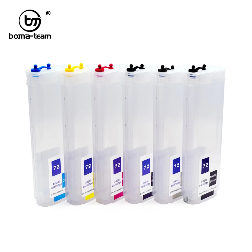 

2Sets 280ML Ciss Refill Ink Cartridge With ARC Chip For HP72 T610 T620 T770 T790 T795 PS HP 72 T1100 1200 T2300 T1300 Printers