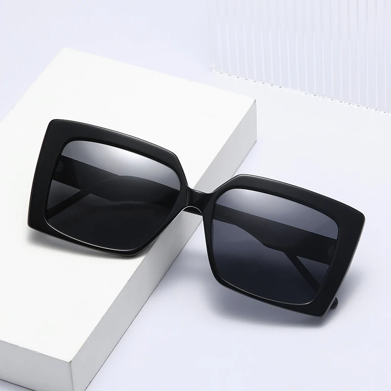 

Солнцезащитные очки Квадратные для мужчин и женщин UV-400, поляризационные, из ацетата, ручной работы, для вождения в Корейском стиле, BOA1229