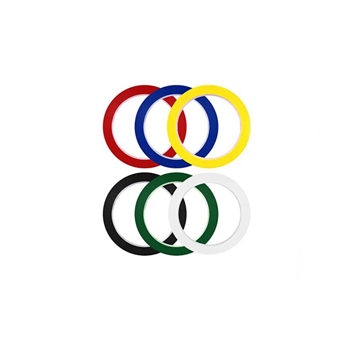 

6 Pack Violin Fingerboard Tape, Cello Tape Instrument Fingering Tape Violin Tape for Beginners (6 Colors)