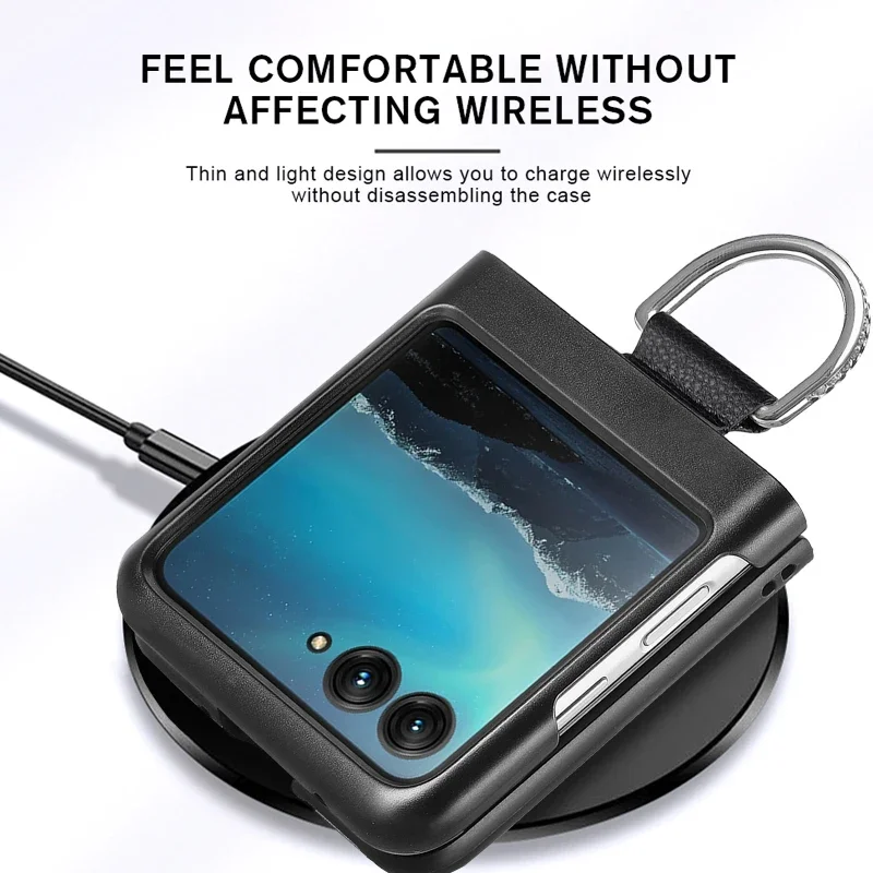 Однотонный чехол с кольцом-держателем для телефона Motorola Razr 50 40 Ultra Moto Razr40 + Plus 2023