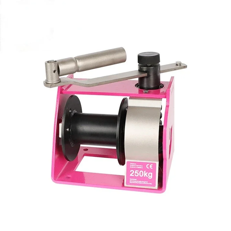250 кг Небольшая стальная трос червячная передача ручная лебедка с муфтой