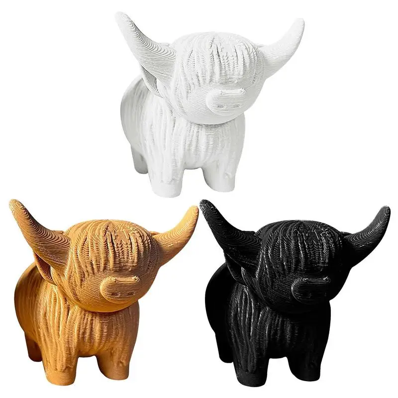 

Trumpet Ornament Highlands Cow Figurine Highlands Cow Decor Cow Gifts Highlands Cow Ornament Highlands Cow Silk Ornament
