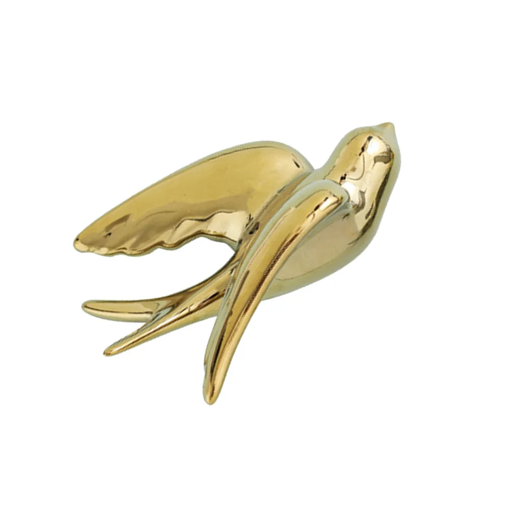

1pc Bird Statue Wall Art Decor Bird Wall Hanging Decor Bird Figurine Ornament