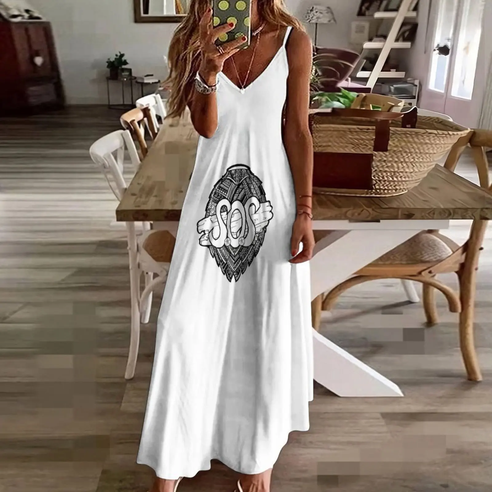 Платье SOS Driftwood on Tribal Sea Turtle Shell