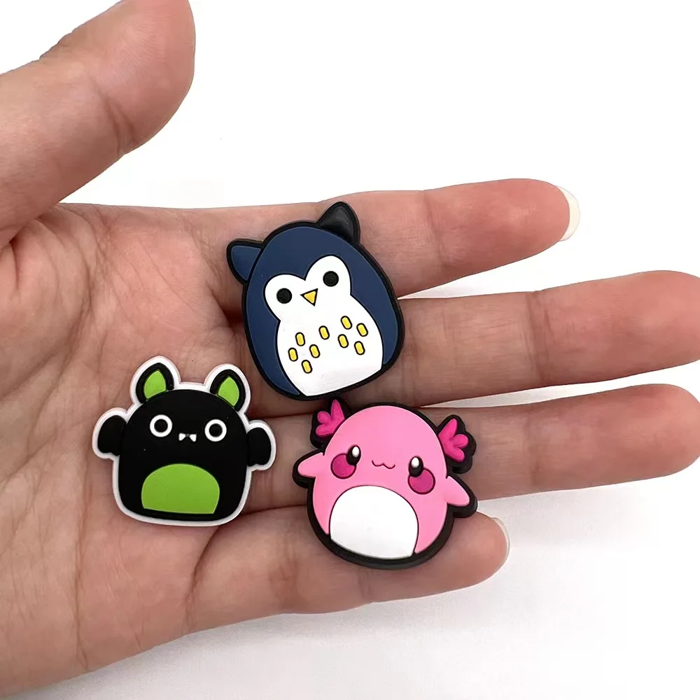 Hot 50pcs/set Plush Toys Croc Charms Accessories Sneakers Shoe Decorations Pins for Woman Men Kawaii Croc Jeans Dropshipping