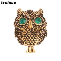 retro animal small brooch cartoon owl corsage trendy mens suit collar button blouse pin accessories