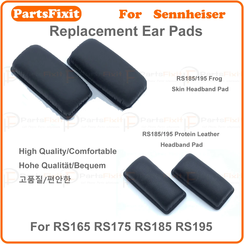 Сменные амбушюры, повязка на голову для SENNHEISER RS165 RS175 RS185 RS195, мягкие амбушюры из пены с эффектом памяти, шумоизоляция, искусственная кожа (art.: 3920d337ecb57) - 3920d337ecb57