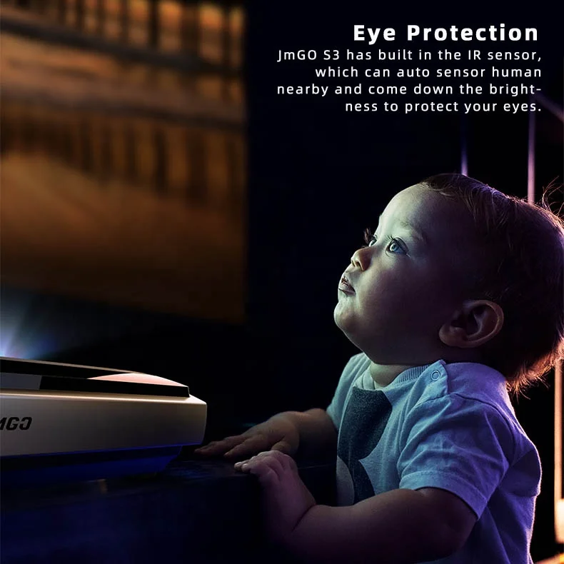 JmGO S3 4K проектор 3D умный домашний кинотеатр видеопроектор на ветровом стекле с