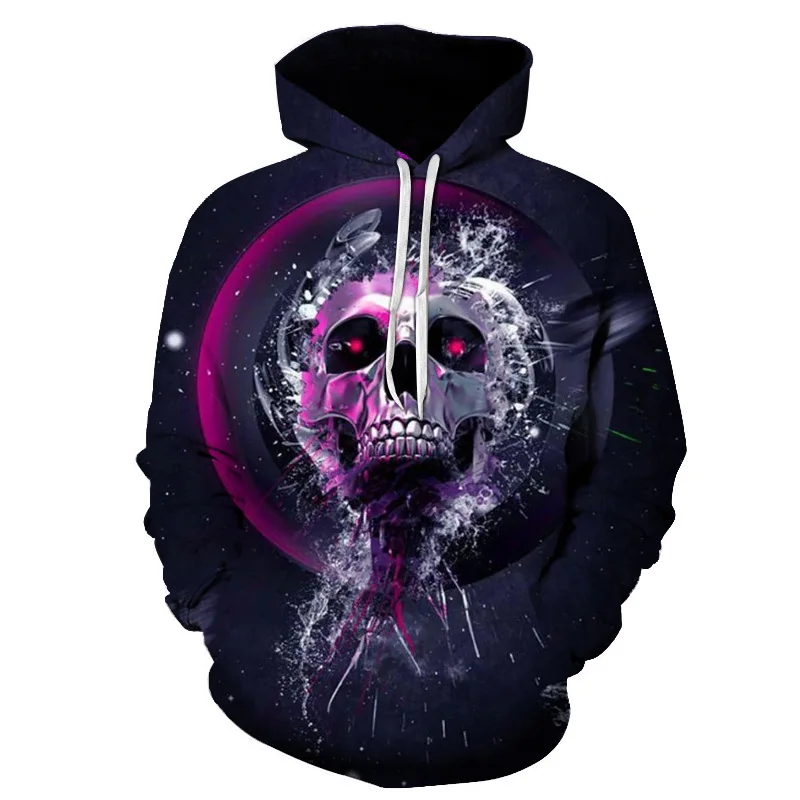 

Men/Women Hoodies Sweatshirt 3D Print Long hair beauty Skull Streetwear Harajuku Pullover Hip hop Jacket oversized hoodie