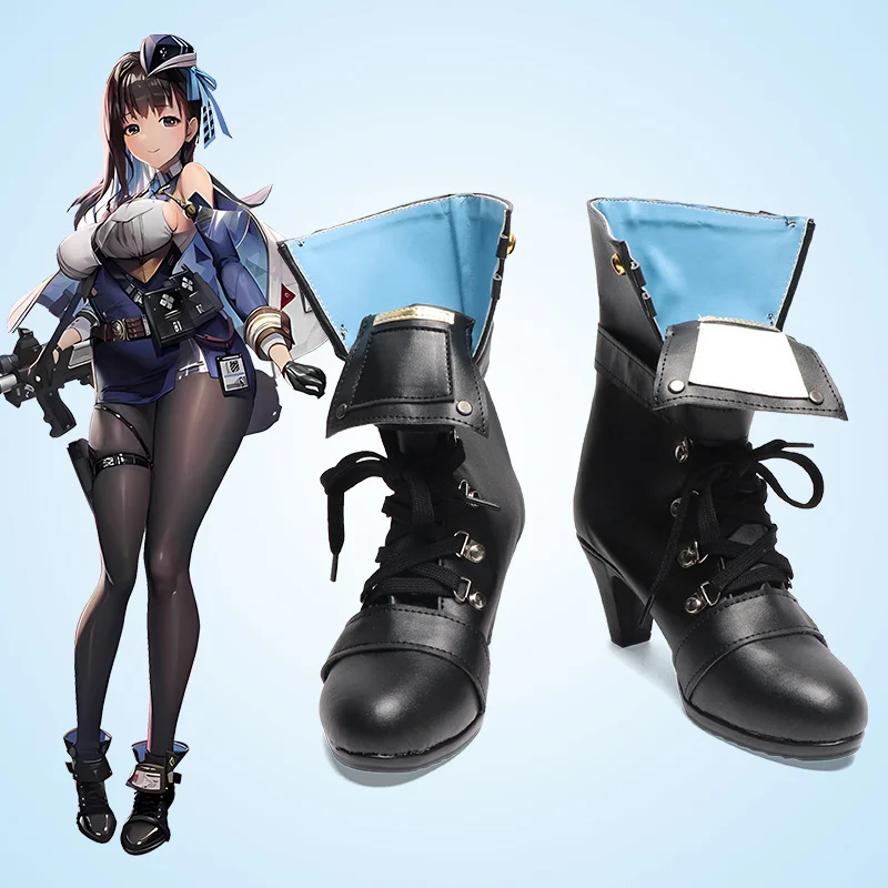 Nikke The Goddess of Victory Обувь для косплея Сапоги Хэллоуин Aksesori Dibuat Sesuai Pesanan