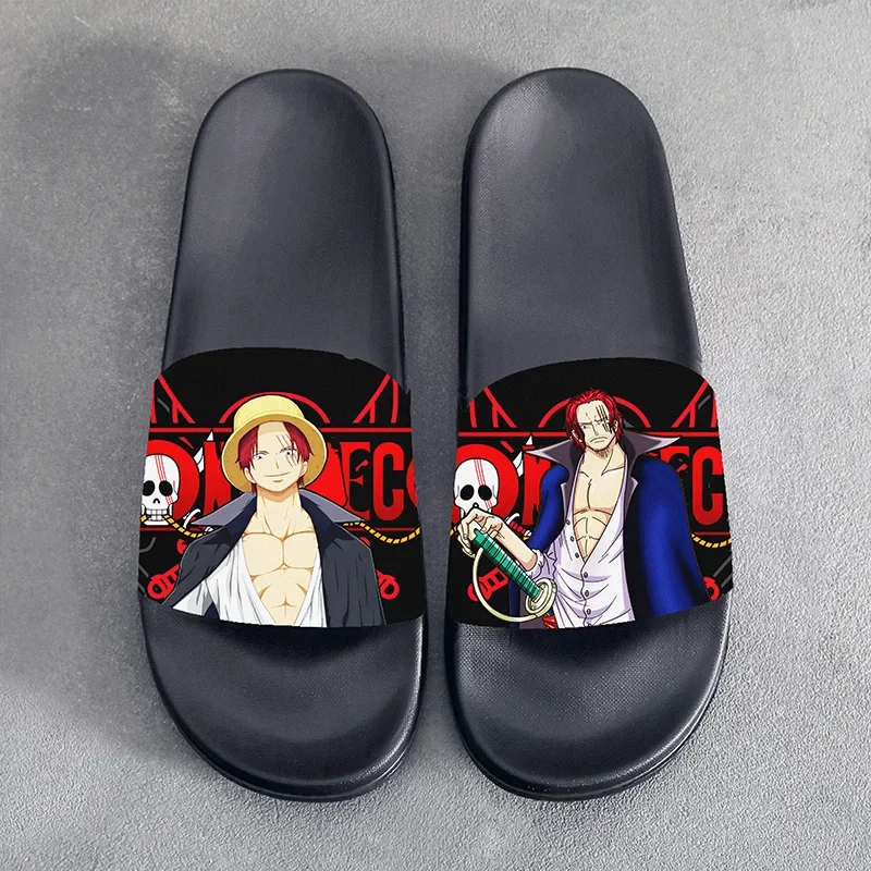 Летние сандалии тапочки Аниме ONE PIECE Jinbe для косплея милая мультяшная обувь мужчин