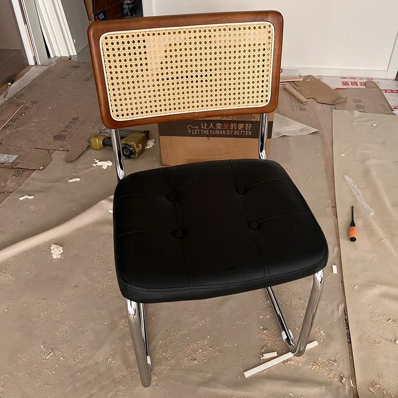 Современные кухонные обеденные стулья Cesca Ротанговые Роскошные уличные