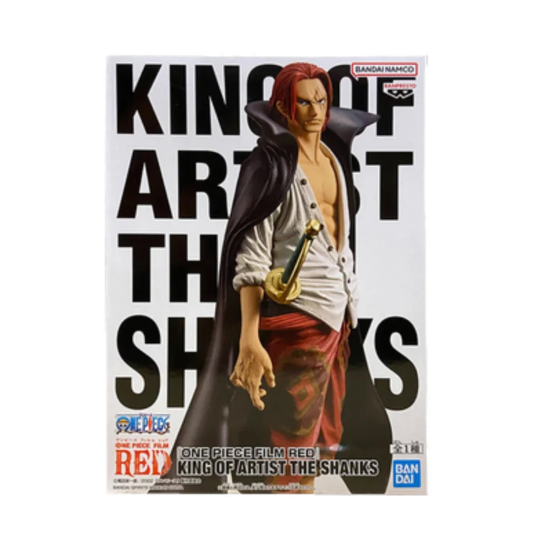 

Bandai Original One Piece Anime Figure KOA Theater Edition RED Shanks Action Figure Toy for Kid Christmas Gift Collectible Model