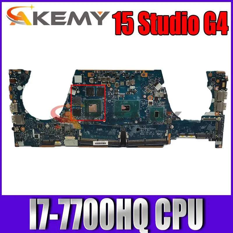 

Материнская плата для ноутбука HP ZBook 15 Studio G4 LA-E251P 921032-001 921032-601 I7-7700HQ CPU M1200 GPU
