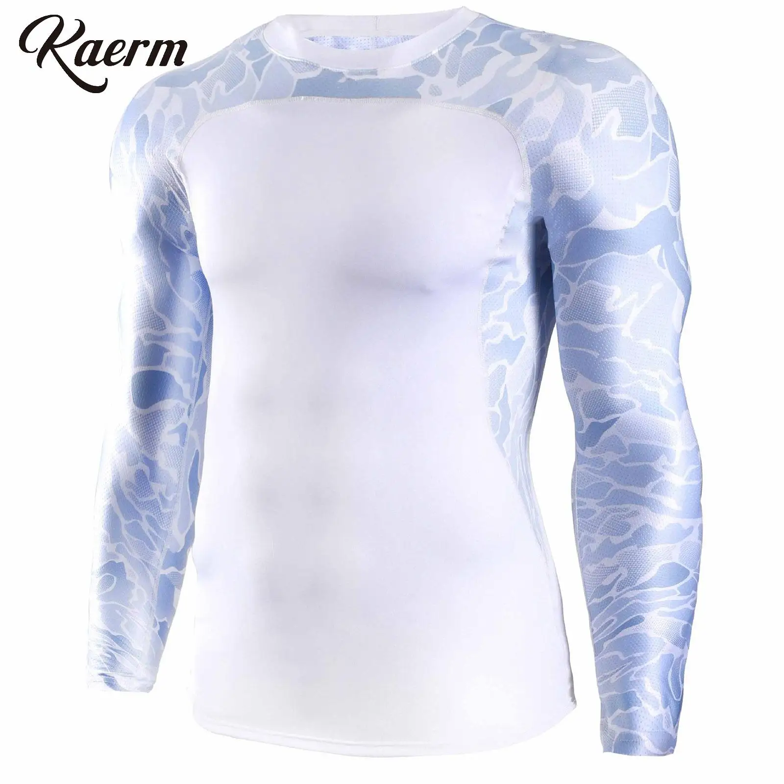 

Мужские рубашки с цифровым принтом UPF 50 + для плавания Rashguard, для серфинга, тренажерного зала, тренировок, фитнеса, майка для мышц, повседневны...