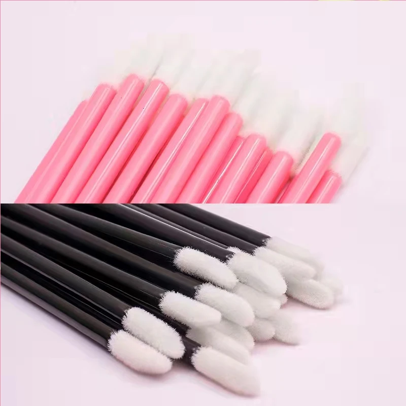 

50 Pcs Disposable Lip Brush Eyelash Makeups Brushes Lash Extension Mascara Applicator Lipstick Wands Set Cosmetic Makeup Tools