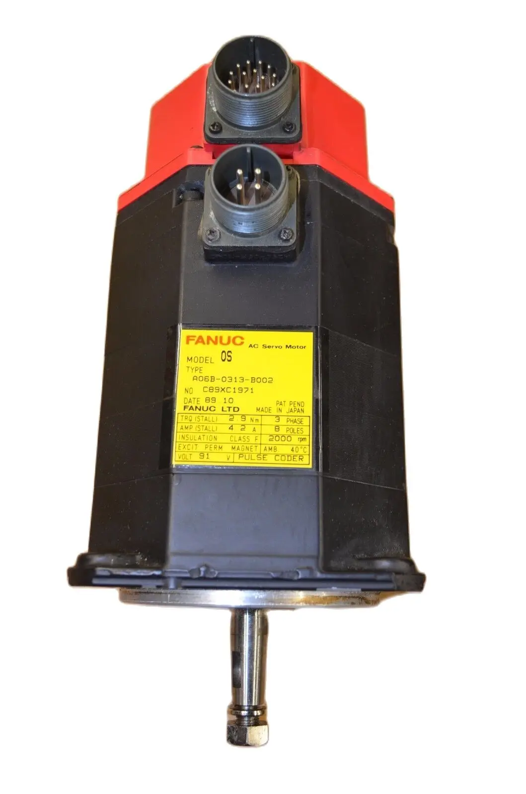 Стандартное тестирование серводвигателя системы Fanuc