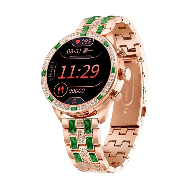 2023 Ladies Fashion Gen 12 Smart Watch Bluetooth Call AI Voice Reloj Health Monitoring Gen12 Diamond Women Smartwatch 1