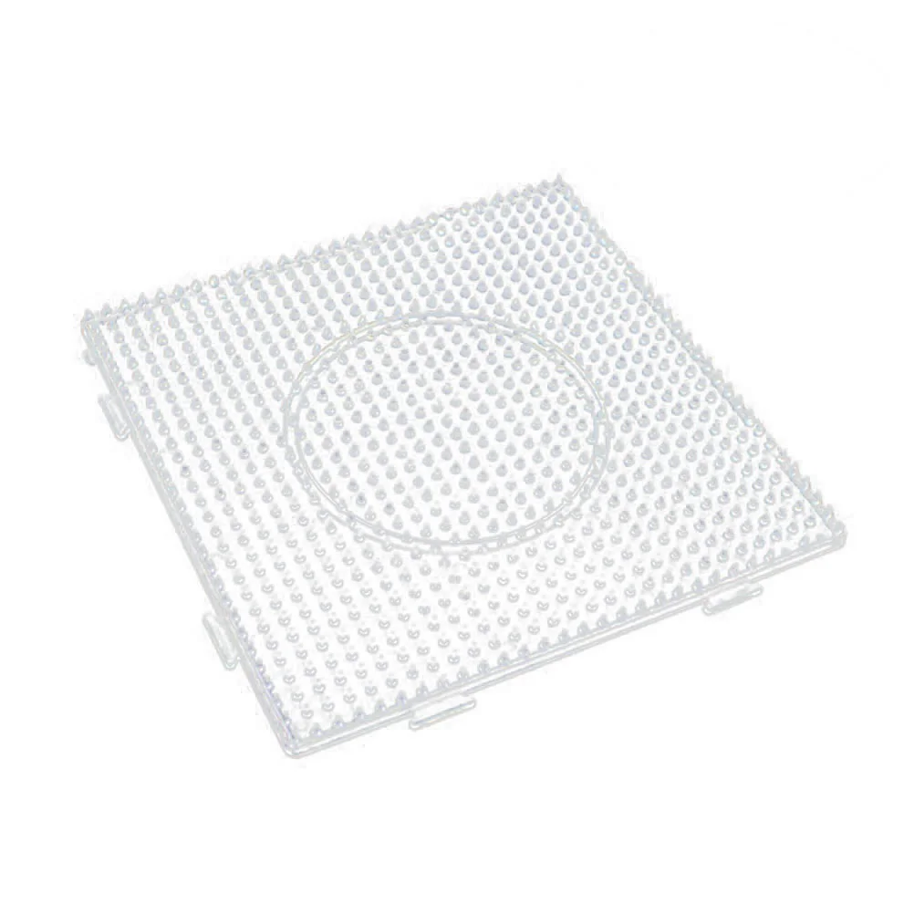

Beads Fuse Pegboards Bead Board Boards Craft Diy Large Kids Pegboard Square Clear Giant Perler Kit Plastic Template Tray Fusion