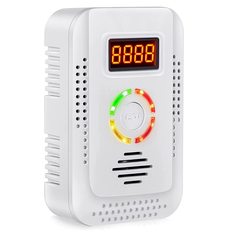 

Carbon Monoxide Detector Combo With 2 Screws, 12V DC RV CO Propane Gas Detectors For Travel, LED Display Portableus Plug