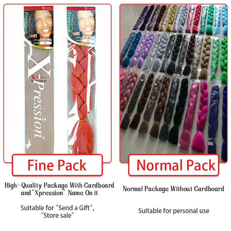Jumbo Braiding Hair Pre Stretched Real Xpression Braids Extension Wholesale Twist Synthetic Extensions For Women