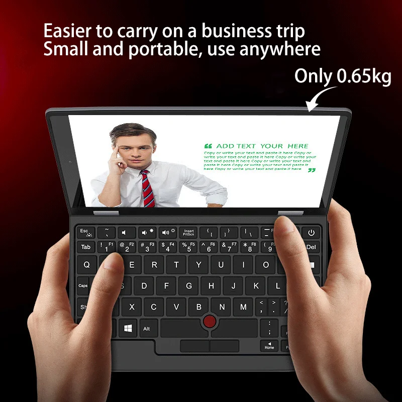 Мини-ноутбук карманный ПК Intel Celeron J4125 7 дюймов 12 Гб ОЗУ 1 ТБ SSD Netebook HDMI USB 3 0 WiFi