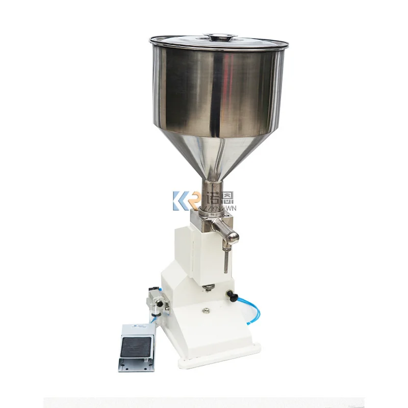 

Small Cream Honey Filling Machine Liquid Water Bottle Paste Pneumatic Oils Filling Machines Toothpaste Dispenser