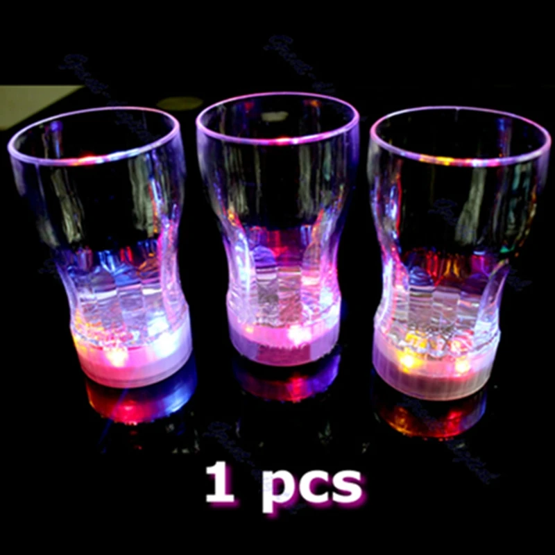 

Q1FE 6 LED Light Flashing Decorative Beer Mug Drink Cup For Party Wedding Club New