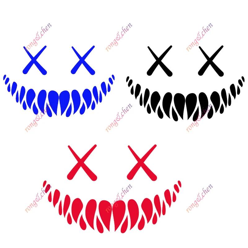 

Personality Car Sticker Demon Smiling Face for Car Motorcycle Racing Helmet Laptop Trunk Body Car Window Surfboard PVC Decals
