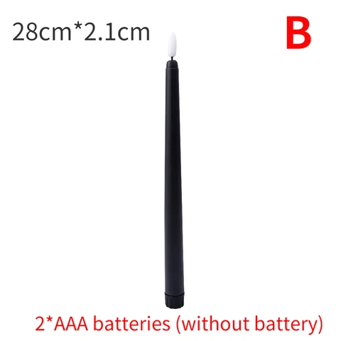 Длинная беспламенная свеча на батарейках - изображение