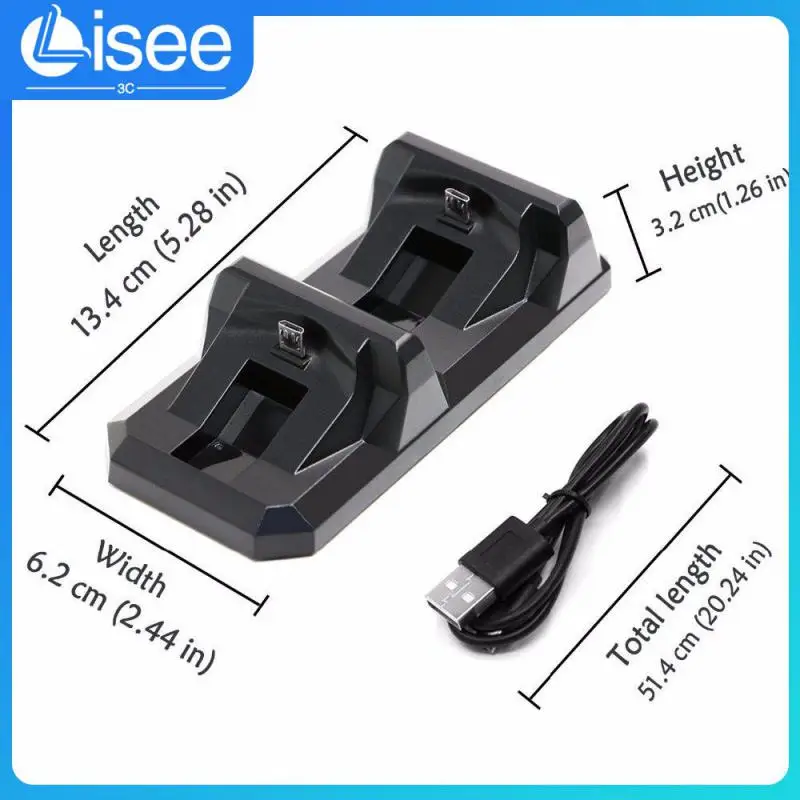 

Wear Resistance Usb Cable Mini Game Handle Controller Double Charge Charging Bracket Consumer Electronics Durable Charging Base