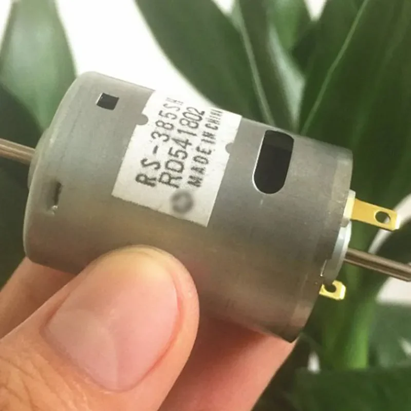 Детали двигателя RS-385SH-20480A DC 3-18V карбоновая щетка мини двухсторонний выходной вал