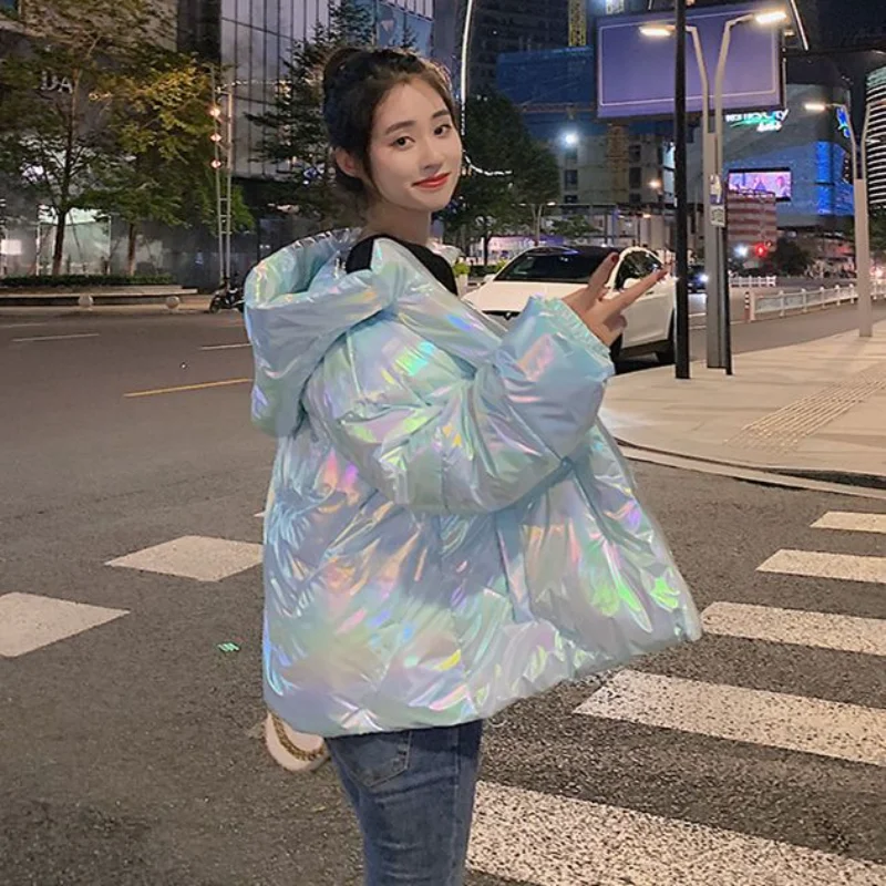 Winter Parkas Women Colorful Korean Style Hooded Fashion Keep Warm Casual Female Sweet Cozy Hot Sale All-match Popular Outwear