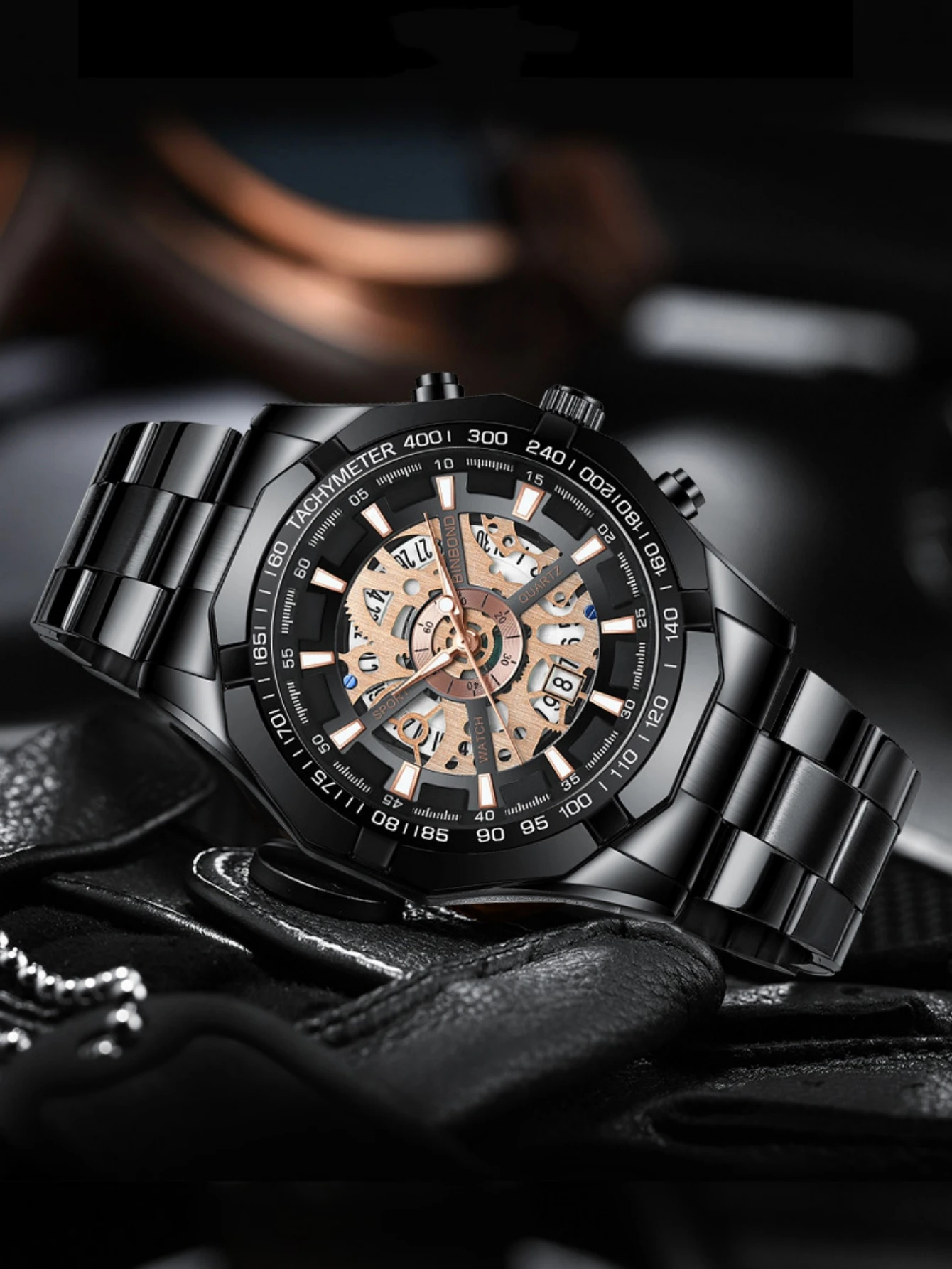 Часы наручные мужские автоматические роскошные брендовые водонепроницаемые