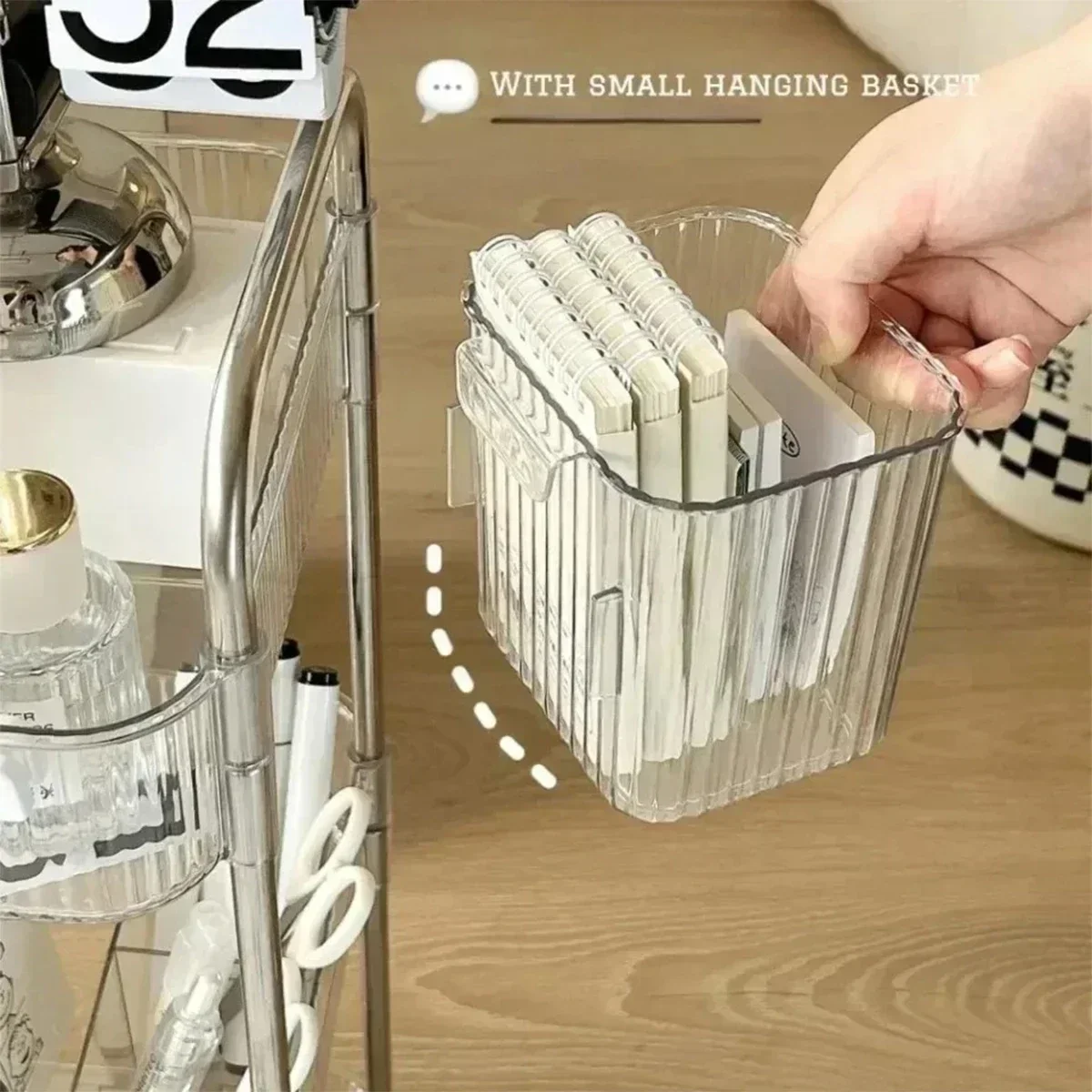 Акриловая Многослойная Тележка-органайзер Для Хранения Вещей Общежитий Закусок