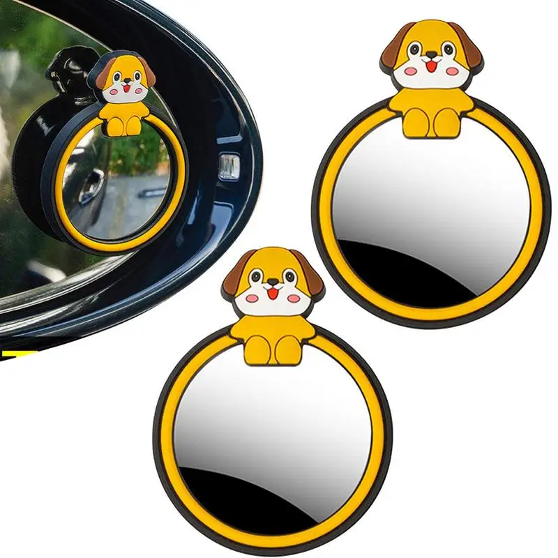 

Автомобильное Зеркало для слепых зон, 2 шт., круглые зеркала заднего вида из HD-стекла, 360 дюйма, широкоугольные зеркала заднего вида для автомобилей