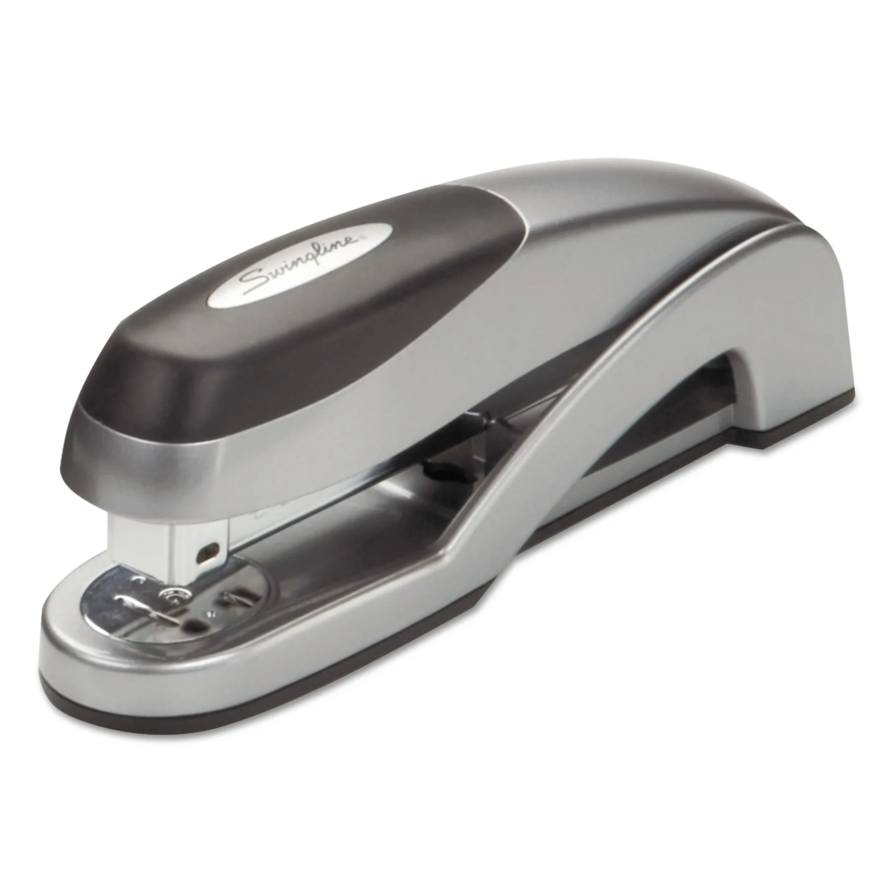 

® Optima Full Strip Desk Stapler, 25-Sheet Capacity, Silver