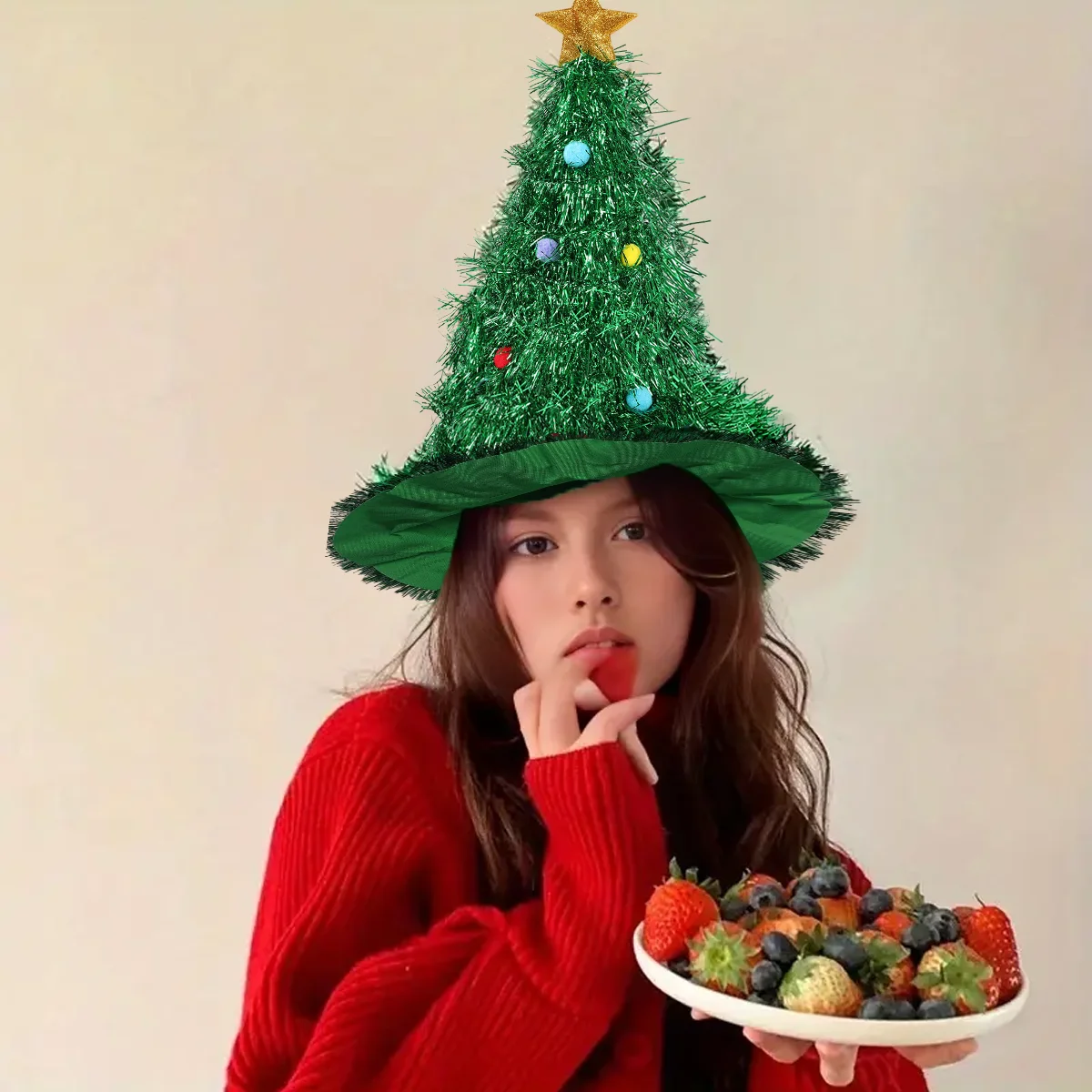 Креативная Рождественская Шапка Для Девочек Праздничный Головной Убор Эльфа С