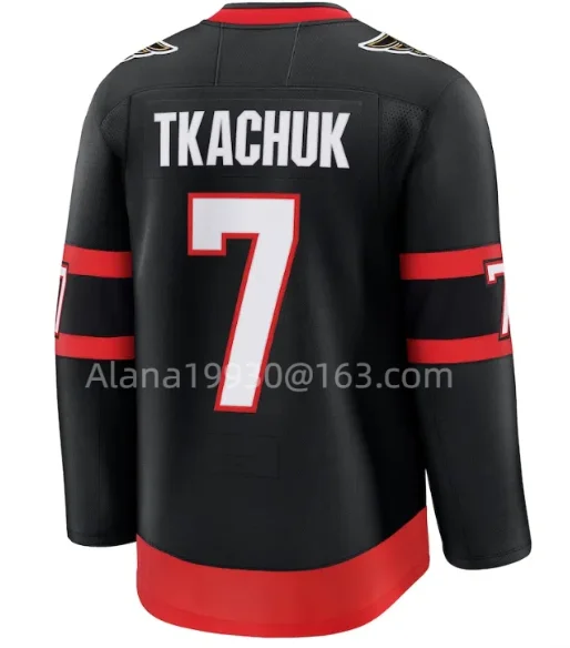 Изготовленные на заказ трикотажные изделия нового стиля Brady Tkachuk Thomas Chabot Tim Stutzle