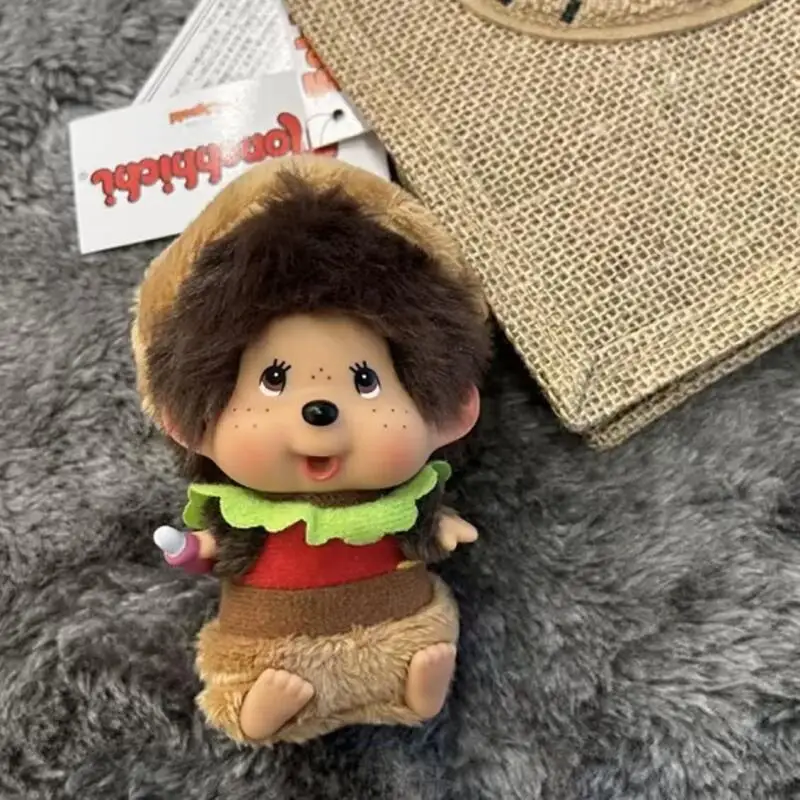 Фото Мультяшная плюшевая игрушка Monchhichi из серии Cross Dressing, кукла с наполнителем из ПП хлопка, брелок-подвеска для декора рюкзаков девочек №4