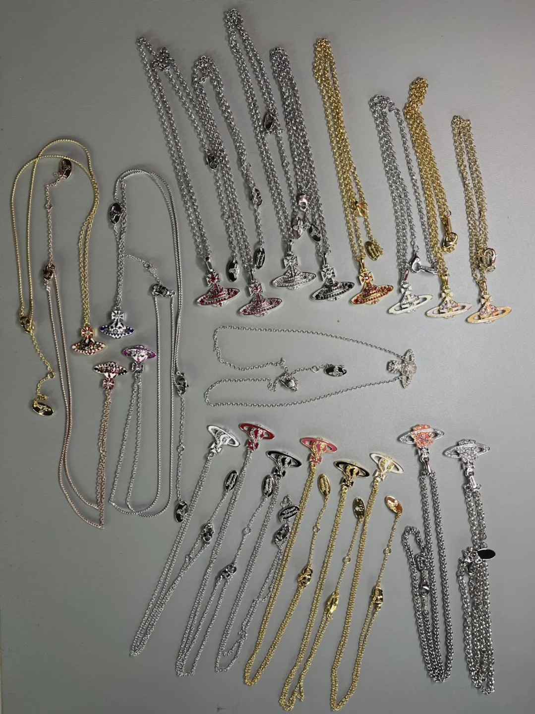 Классическое Смешанное И сочетающееся эмалевое ожерелье Asteroid с красочным/диким