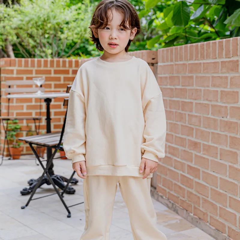 

BEBEZOO Kids Suit Autumn Long Sleeve Sweatshirt Pants 2Pcs For Boys GirlS Clothes Outfits Casual Rabbit Pattern Childrens Suits