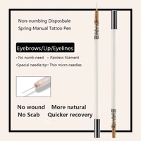 microblading tattoo manual pen spring tattoo handle disposale non numb micro needle permanent makeup micropigmentation supplies