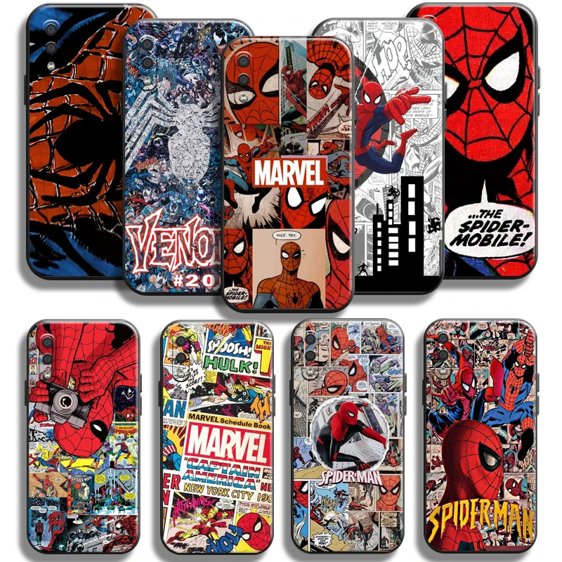 

Marvel Spiderman Venom Comics For Samsung Galaxy A01 A01 Core Phone Case Full Protection Carcasa Shockproof Back Cases Coque