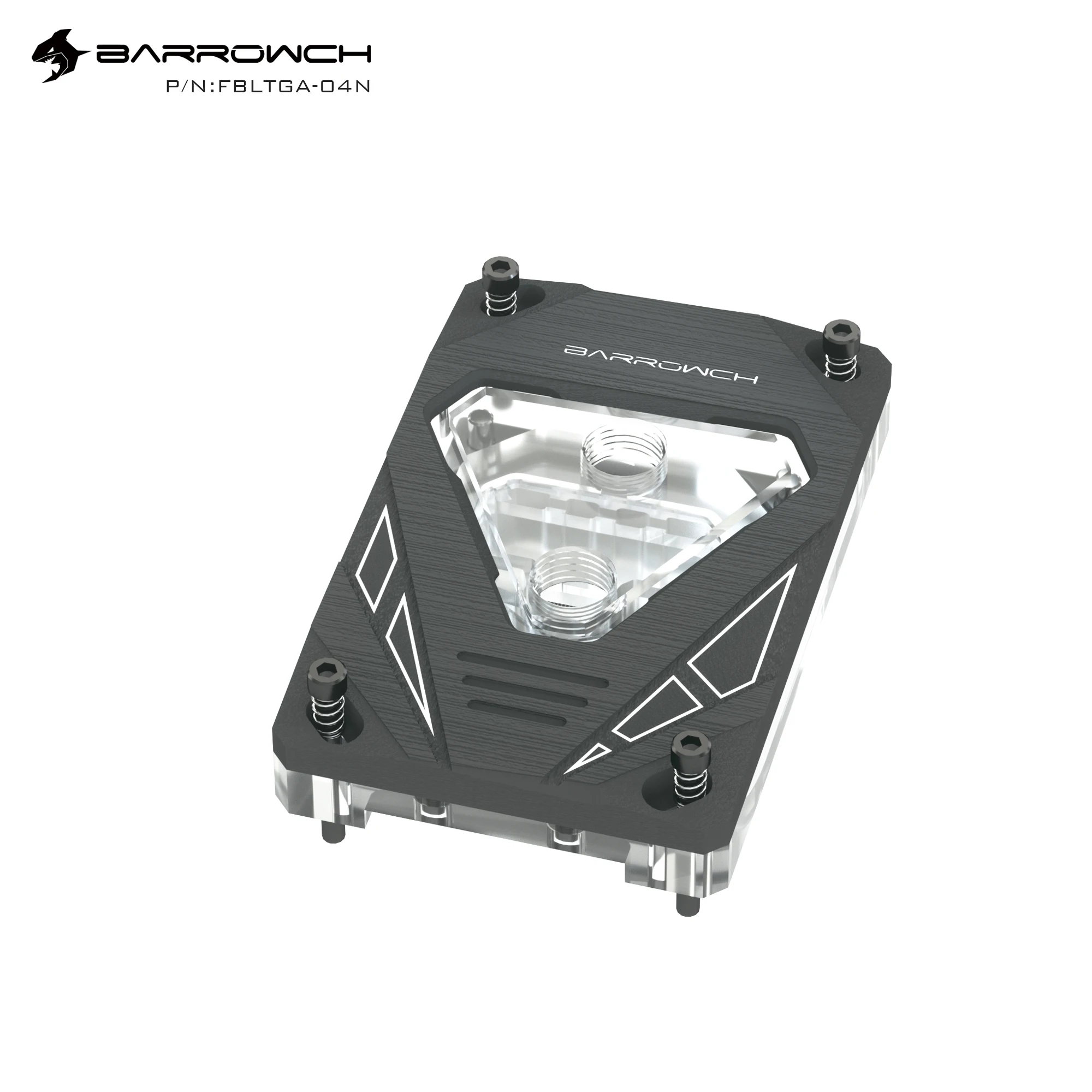 Barrowch M series CPU water block use for AMD RYZEN 3000 AM3 AM4 Acrylic+Copper radiator Cooling A-RGB 5V Hearder in Motherboard